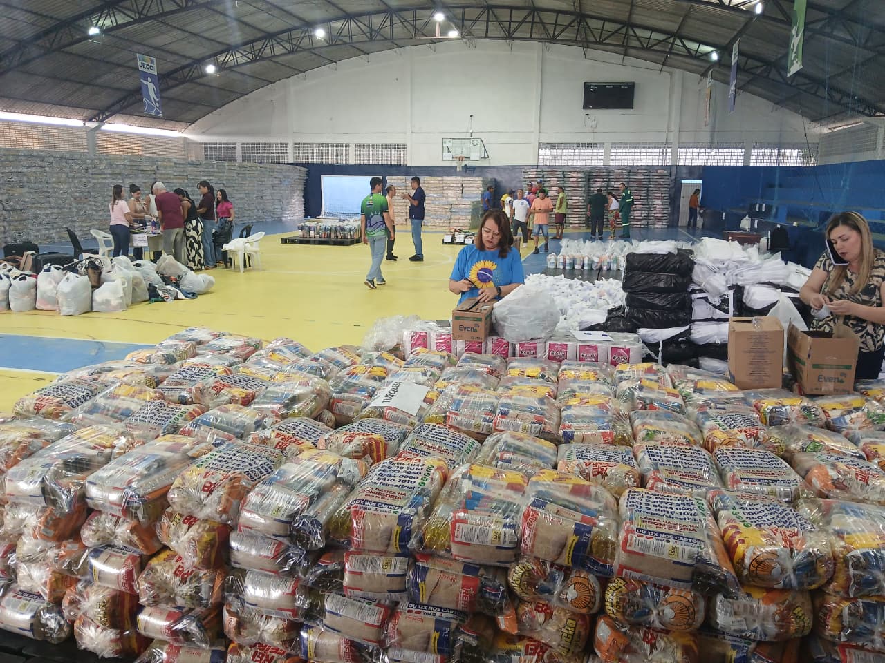 Prefeitura de Goiana mantém campanha de arrecadação e amplia assistência às famílias afetadas pelas chuvas