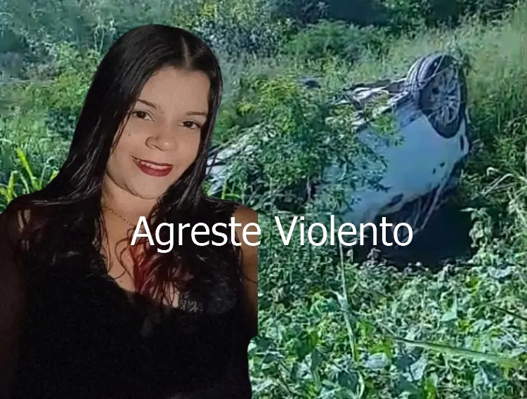 CARRO CAPOTA NA BR-423, EM JUPI, E JOVEM DE 20 ANOS MORRE APÓS SER SOCORRIDA