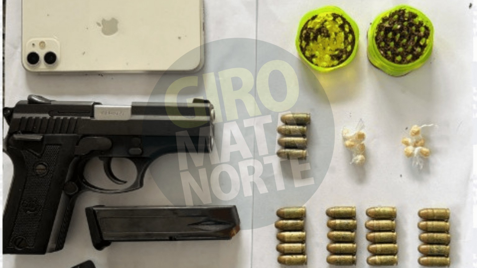 Dois integrantes do Bonde do Cangaço são presos com arma, drogas e munições em Goiana